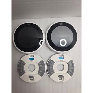 Lot of 2 Nest Learning Thermostat 3rd Gen A0013 For Parts